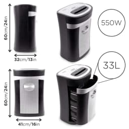 Atlas A4 Paper Shredder 20-Sheet Cross-Cut — image 1