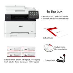 Canon Laser i-SENSYS MF655Cdw Colour Laser Multifunction — image 2