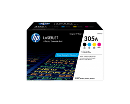 HP 305A Toner Cartridges (Black, Cyan, Magenta, Yellow) — image 1