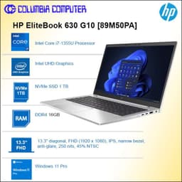 HP EliteBook 630 G10 Core i7 (1355U) 16GB 1TB Touch — image 1