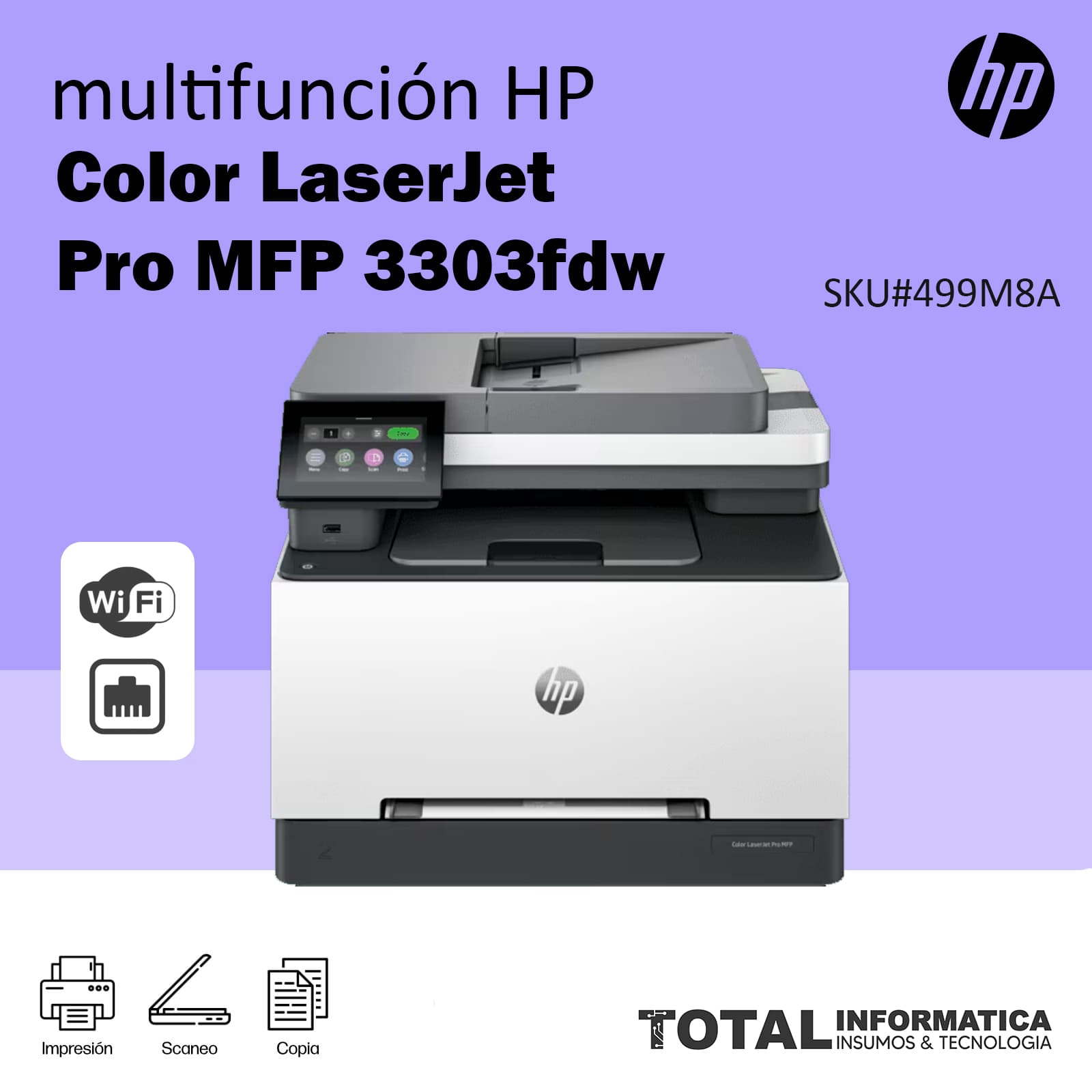 HP LaserJet 3303fdw Colour Laser MFP