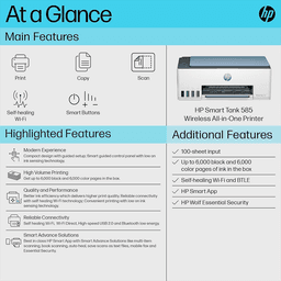 HP Smart Tank 585 AIO Printer — image 2