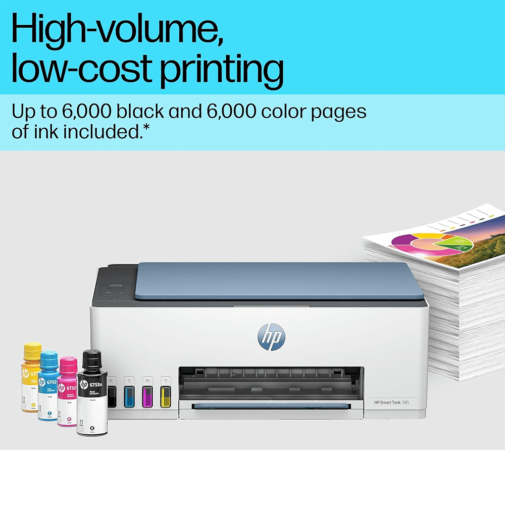HP Smart Tank 585 A4 Colour Wi-Fi All-in-One Ink Tank Printer — image 1