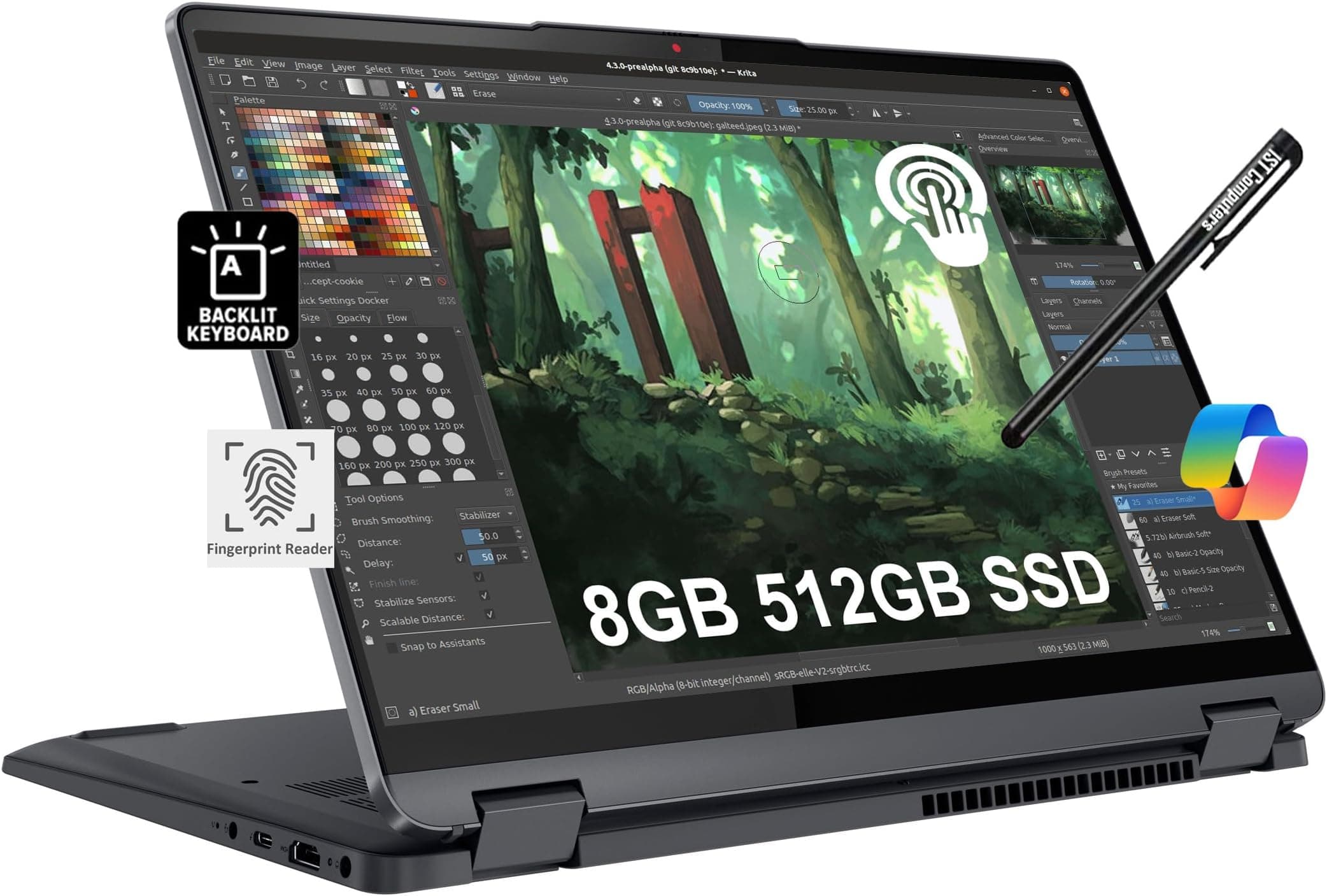 Lenovo IdeaPad Core Ultra 5 8GB 512GB SSD x360 Touchscreen 14" — image 2