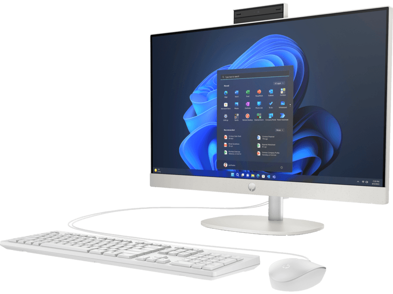 HP All-in-One Core i5 8GB 512GB 24\" White Non-Touch