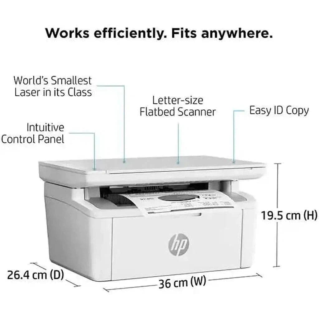 HP LaserJet MFP 141a Mono 3-in-1 Printer