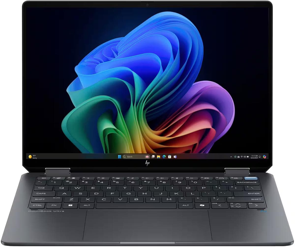 HP OmniBook X-Flip 14 Intel Core Ultra 7 15th Generation 16GB RAM 1TB SSD 2-in-1 Laptop with Stylus Pen, Silver — image 1