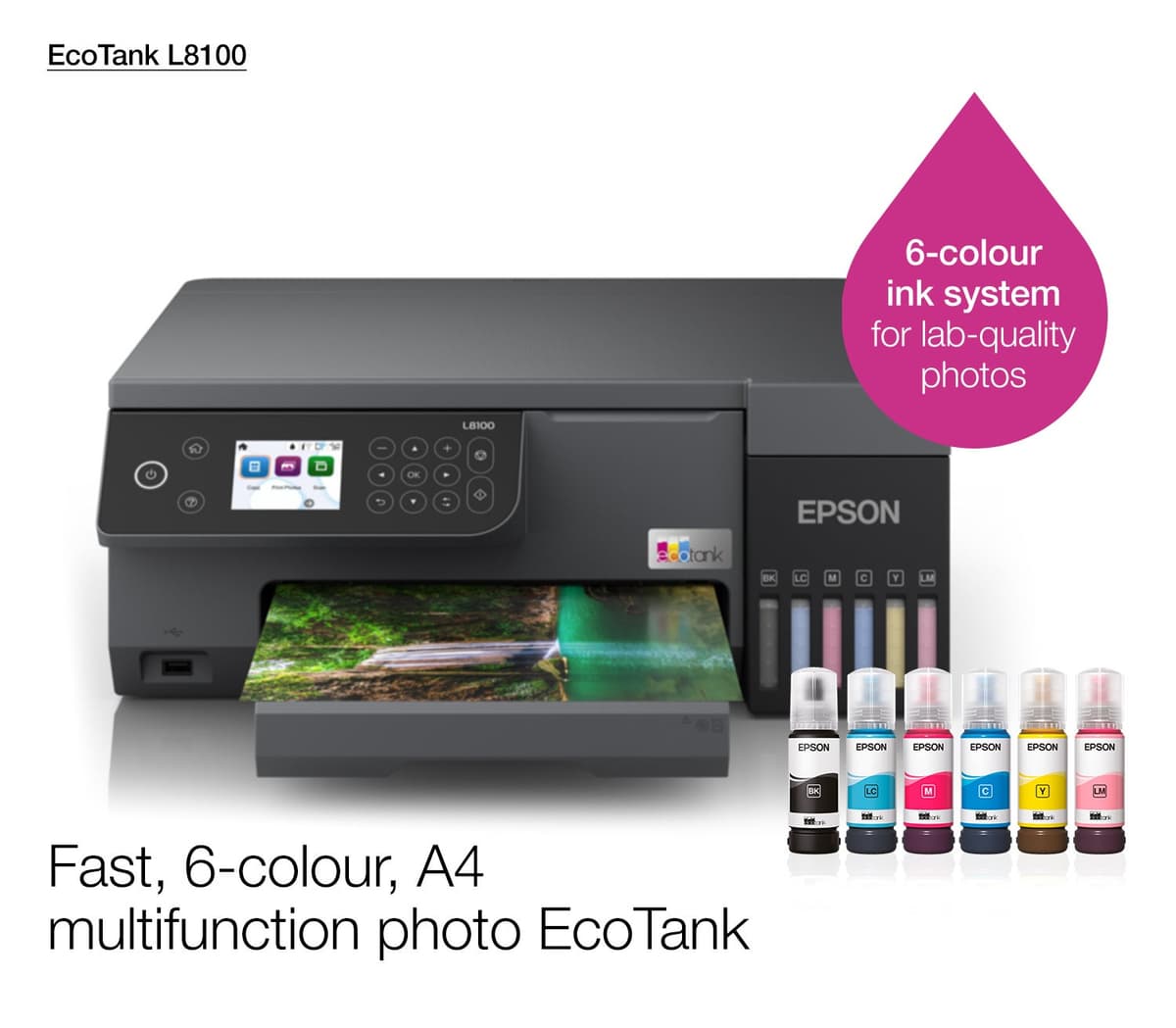 Epson L8100 Photo Printer (Replaces L850)