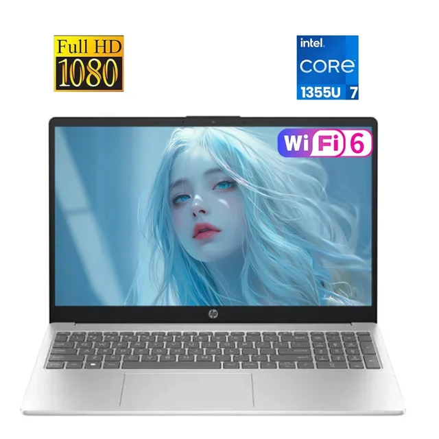 HP 15 Core i7 (1355U) 8GB 512GB 15.6\" Silver DOS