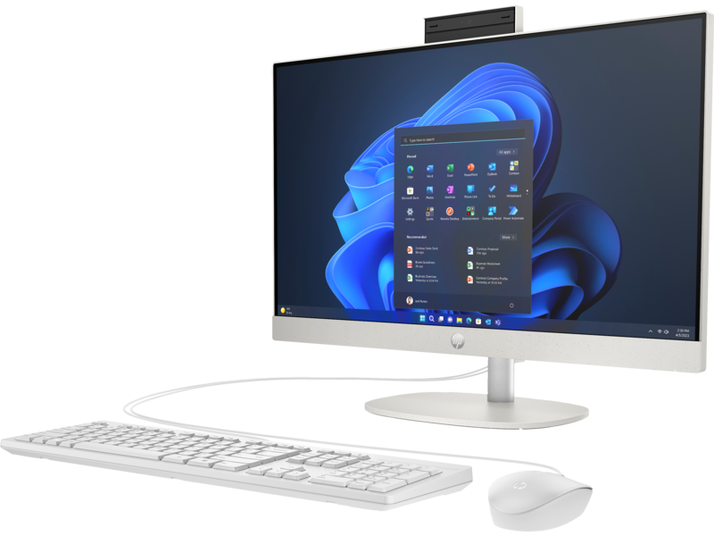 HP All-in-One Core i5 8GB 512GB 24\" White Non-Touch