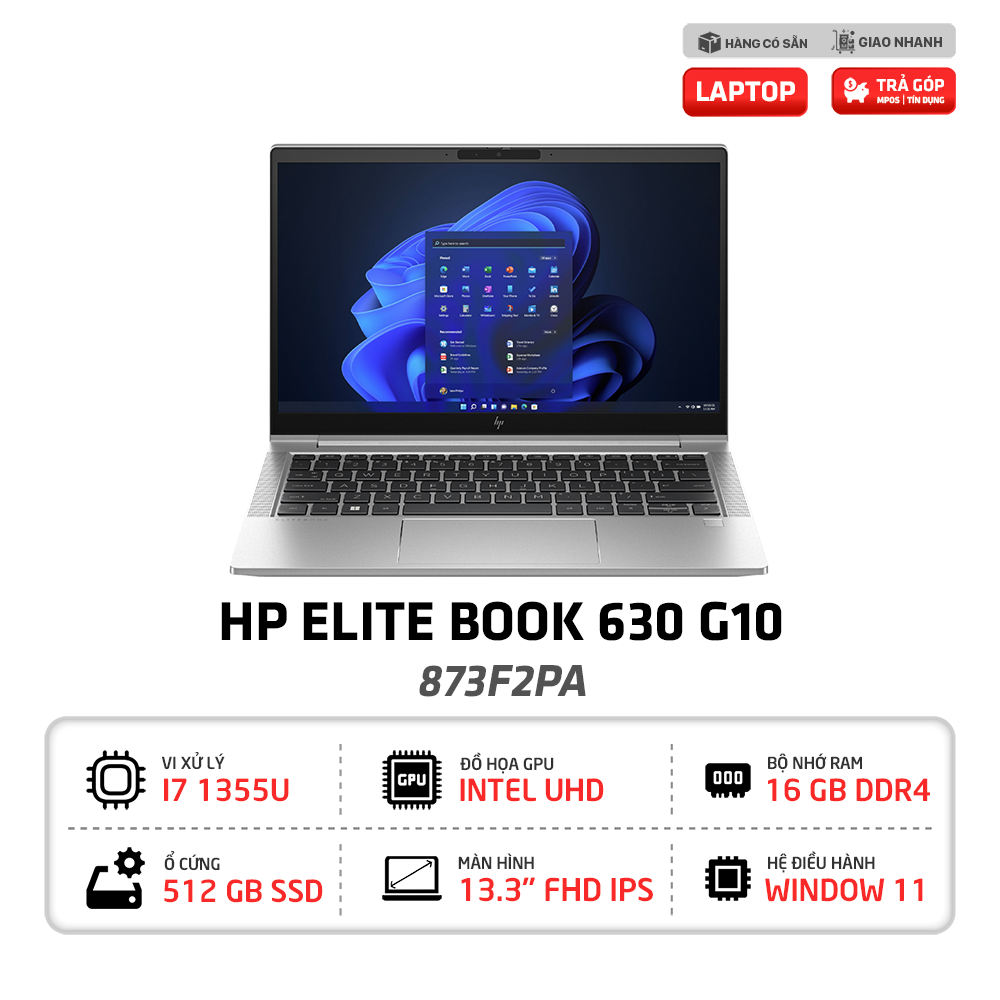 HP EliteBook 630 G10 Core i7 (1355U) 16GB 512GB Touch