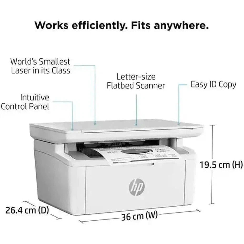 HP LaserJet MFP 141a Mono 3-in-1 Printer