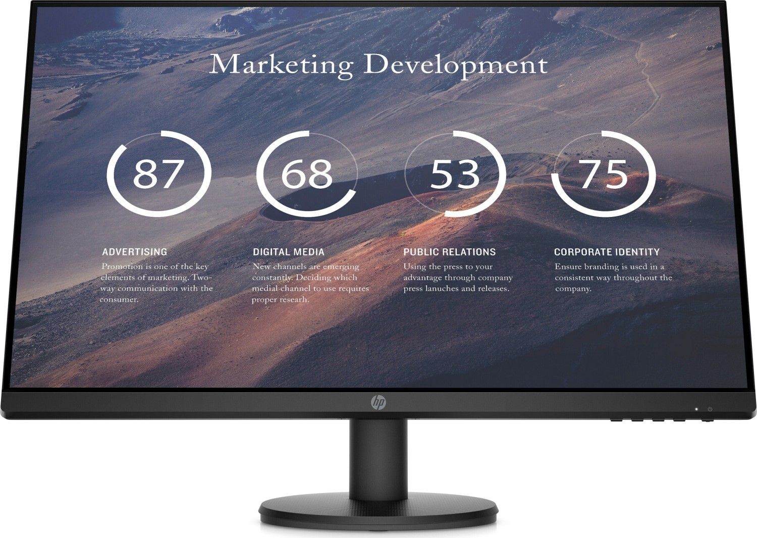 HP P27v G4 Monitor 27\"
