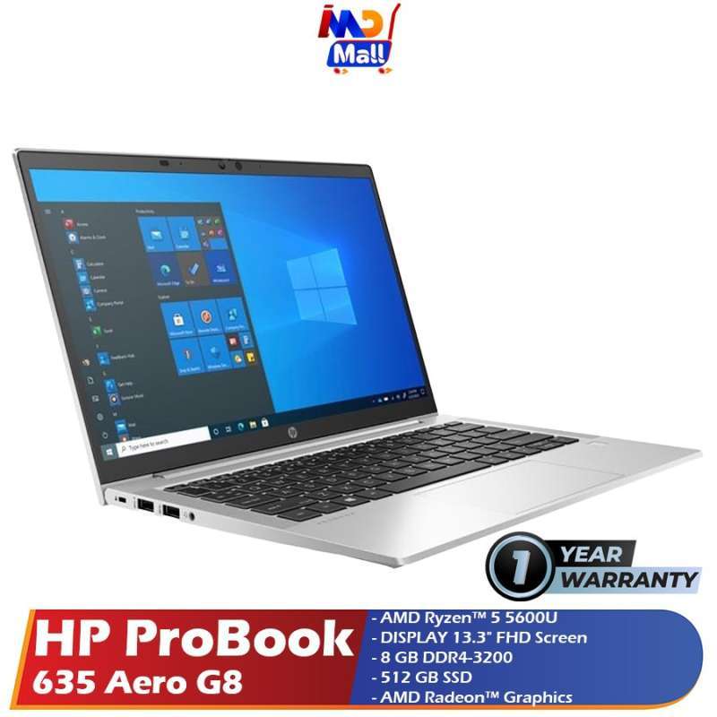 HP ProBook Aero 635 G8 AMD Ryzen 5 16GB RAM 256GB SSD Ultra-Lightweight Laptop