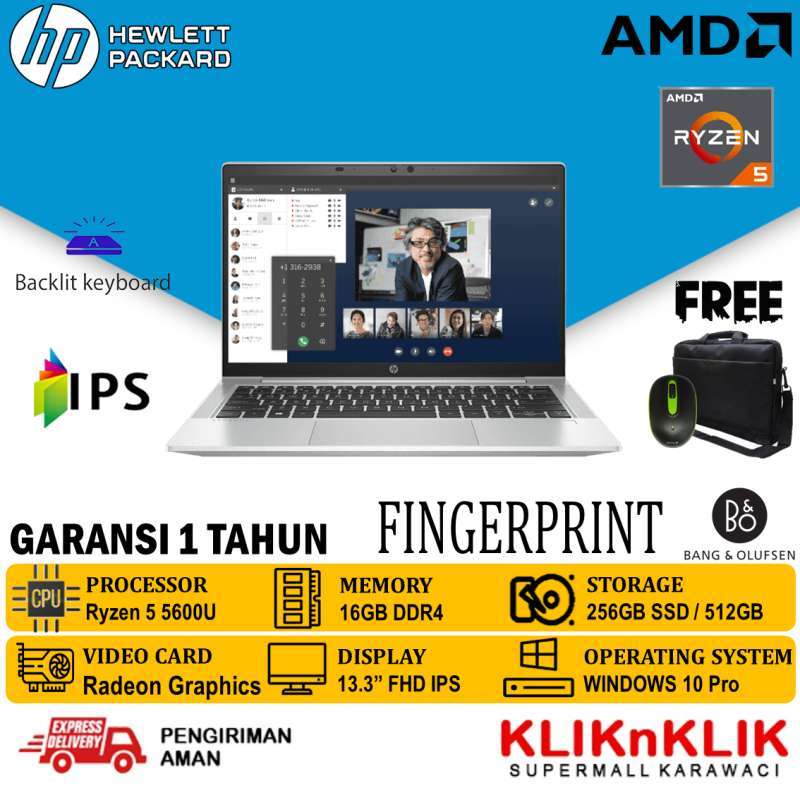 HP ProBook Aero 635 G8 AMD Ryzen 7 16GB RAM 512GB SSD Ultra-Lightweight Laptop